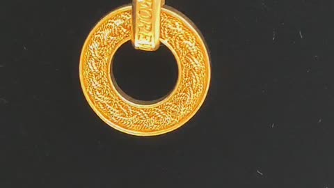 Gold Ring Necklace