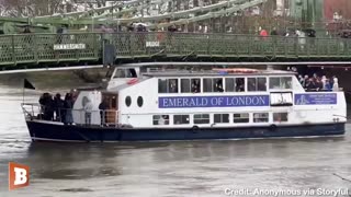 Boat Carrying Soccer Fans Crashes Into London Bridge