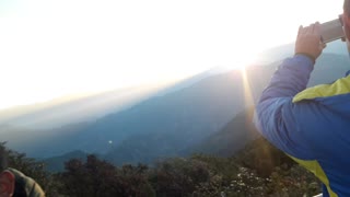 Sunset In Nepal