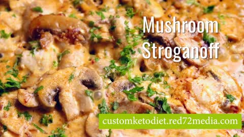 Easy Keto Diet Recipe Mushroom Stroganoff