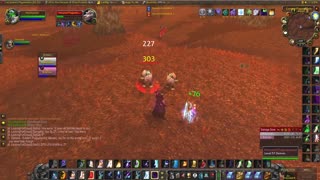 WoW Burning Crusade Shadow hunts with Paladin (wife) in the world