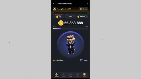 [FREE] HAMSTER KOMBAT HOW TO GET MILLIONS OF COINS BY JUST TAPING THE SCREEN EVERY DAY!!