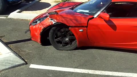 Lotus wrecked after trade-in SALESMAN did it LOL