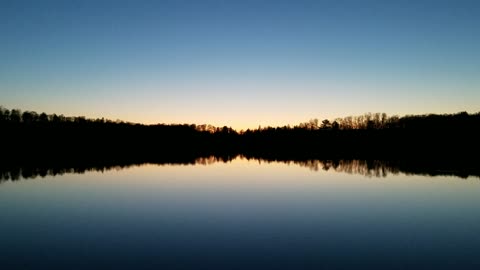 Sunset over White Deer Lake - Chequamegon-Nicolet National Forest