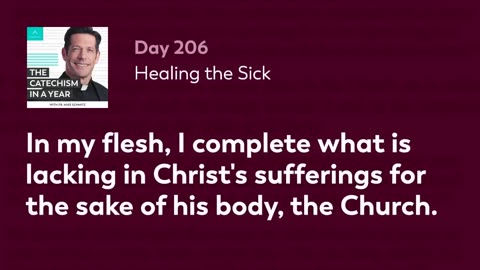 Day 206: Healing the Sick — The Catechism in a Year (with Fr. Mike Schmitz)