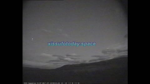 UFO filmed on video at night in Hessdalen Valley Norway