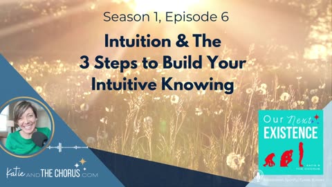S01E06 Intuition & The 3 Steps To Build Your Intuitive Knowing - Our Next Existence podcast