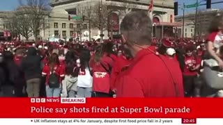 'Multiple’ victims in shooting at Super Bowl victory parade - 1 dead, 9 injured.