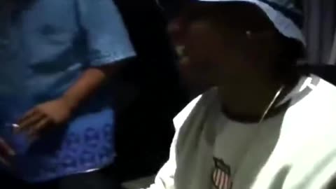 Kanye freestyling in the studio, early 2000's