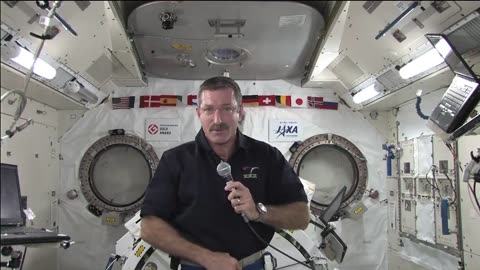 43 Station Commander Discusses Life and Work in Orbit with Florida Media