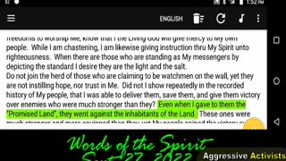 THRU GODLY POWER KILL THE GIANTS_Words of the Spirit-Sept 27 2022
