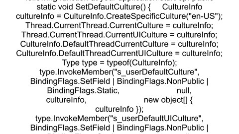 how to set default culture info for entire c application