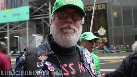 Interviewing Trump Supporters at the Saint Patick Day Parade in New York City