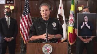 LAPD Chief: statement about rioters