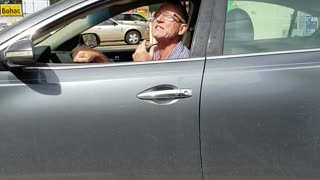 Man Swears and Yells at Woman Driving