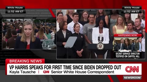 See what Harris said about Biden after he ended his 2024 campaign