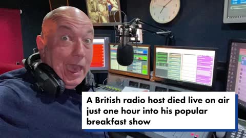 British Radio Host Dies Suddenly Live On Air In The Middle Of His Breakfast Show