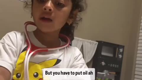 Cute Kid as Doctor - Making fun with patient