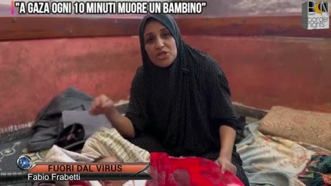 "A GAZA OGNI 10 MINUTI MUORE UN BAMBINO" Fuori dal Virus n.839.SP