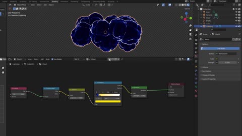Blender Stylized Lightning Clouds! Come in and see, step eight.