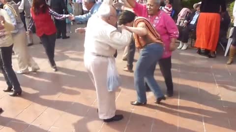 funny old man####jive####dancing
