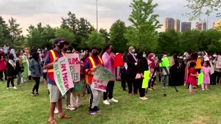 Thousands rally in support of Muslim family killed in Canada