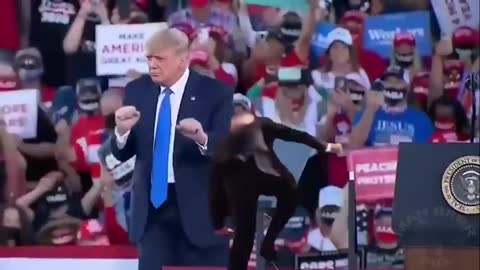 President Trump Dances Circles Around Boy Biden the Cuckold