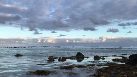 A View of a Beautiful Sky and a Calm Sea