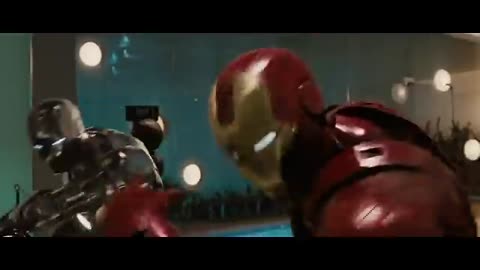 Iron Man vs Rhodey - Party Fight Scene - Iron-Man 2 (2010) Movie CLIP HD