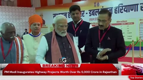 PM Modi's Vision for Progress: Rajasthan and Haryana's Growth Trajectory Set with New Projects