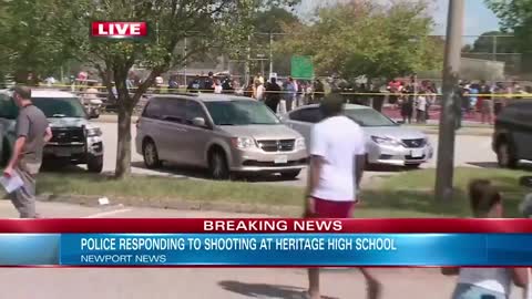 Two people have reportedly been shot at Heritage High School in Newport News, Virginia.