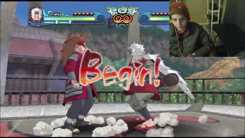 Jiraiya VS Choji Akimichi In A Naruto Shippuden Clash of Ninja Revolution 3 Battle
