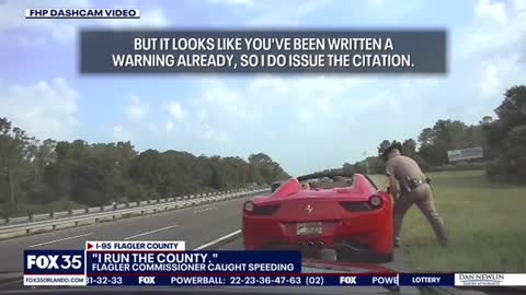 'I run the county' Florida commissioner tells trooper after being caught speedin