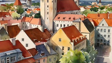 Inspired by Tallinn | Estonia | Digital Art | AI Art