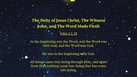 Christian Meme Video: John 1:1-18 (October 8th, 2023)