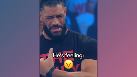 It was an emotional roller coaster for @romanreigns 😅