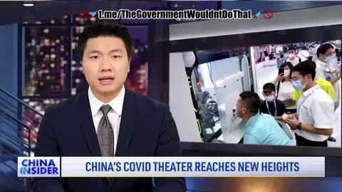 CHINA ARE TESTING VEHICLES FOR "COVID"