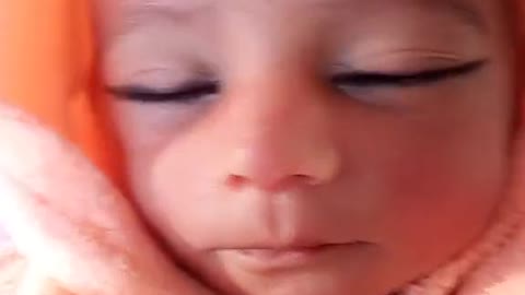 This cute baby video has gone viral on social media
