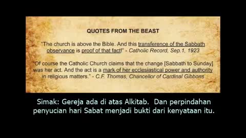 MARK OF THE BEAST WILL BE ENFORCED-Attila Kakarott (Indonesian Subt)