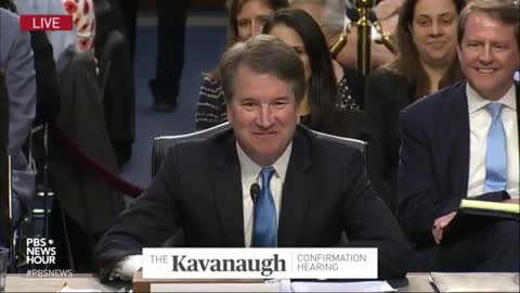 Funny moment when Graham asks Kavanaugh how he wants to be remembred