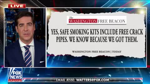 JESSE: February report saying the Biden Administration was funding crack pipe