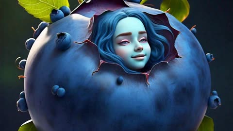 Cute Blueberry Inflation Picture 🫐