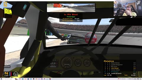iRacing B Fixed NASCAR Legends from Rockingham 5/29/24. Gummi Bears at The Rock.