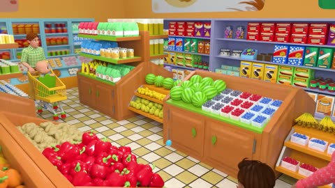 Humpty Dumpty Grocery Store | CoComelon Nursery Rhymes & Kids Songs