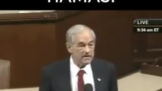 Sen. Ron Paul on Israel and Hamas