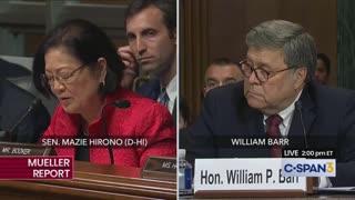 Graham cuts off Mazie Hirono questioning Barr