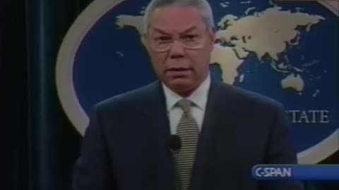 Colin Powell Discusses Attacks On World Trade Center And Pentagon (9-13-2001)