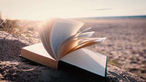 book-pages-literature-beach-ocean