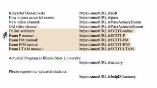 Exam IFM exercise for April 25, 2021