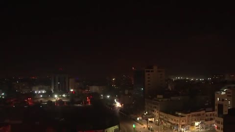 Domo de Ferro em ação intercepta mísseis do Hamas
